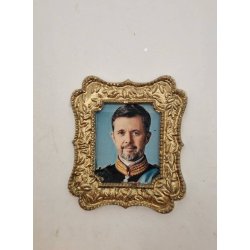 Billede af kong Frederik (hndlavet)