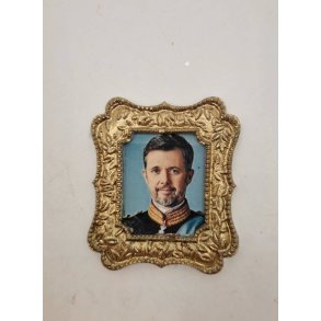 Billede af kong Frederik (hndlavet)