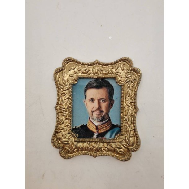 Billede af kong Frederik (hndlavet)