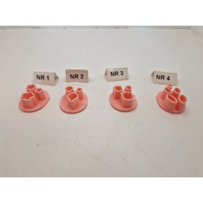 1 stk udstikker i hrdt plastik (ny)