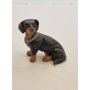 Gravhund i keramik (vintage)