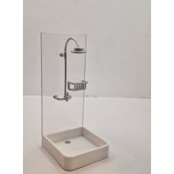 Brusekabine i plastik (brugt/som ny)