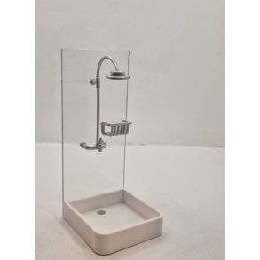 Brusekabine i plastik (brugt/som ny)