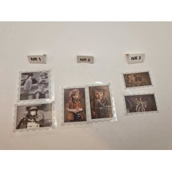 1 st a 2 fotografier/klistermrker (nye)