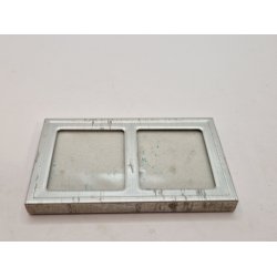 Dobbelt ramme i metal (brugt/lidt ridset)