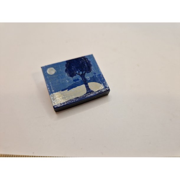 Lille maleri/broche (hndlavet)