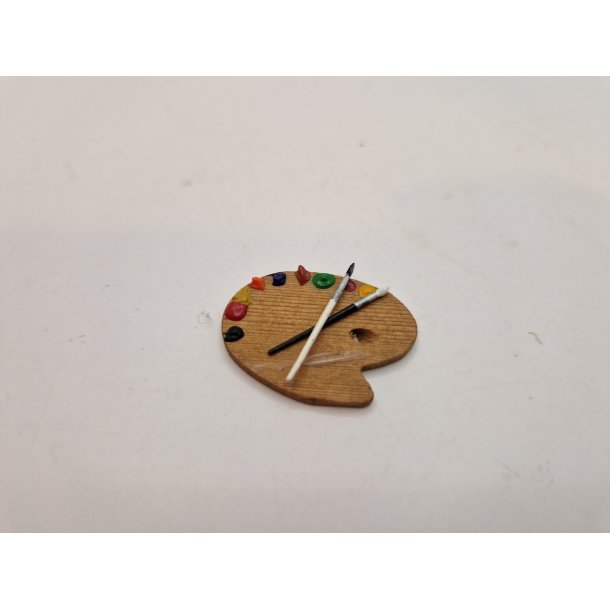 Malerpalette i  tr (brugt)