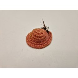 Hat med fjer (hndlavet)