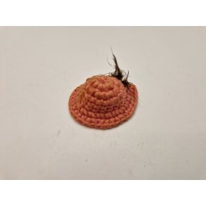 Hat med fjer (hndlavet)