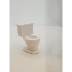Lille toilet uden sde i porceln (brugt)