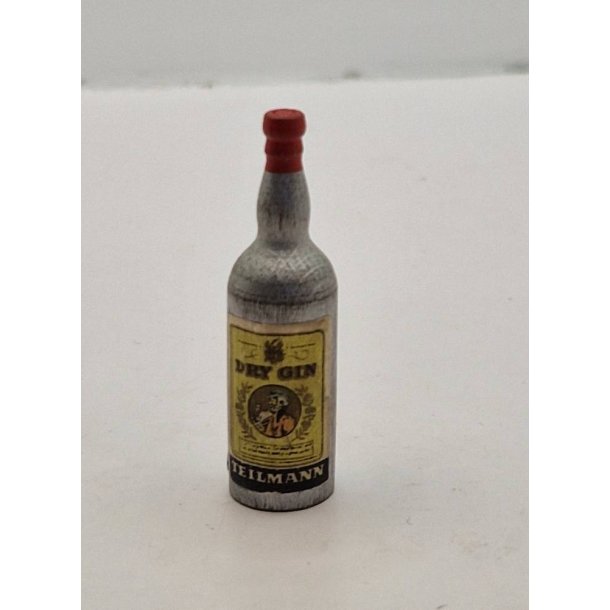 Dry gin flaske i tr (vintage)