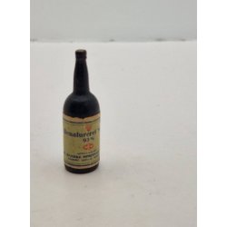 Benafureret Sprit 93 % flaske i tr. Danske sprit fabrik (vintage)