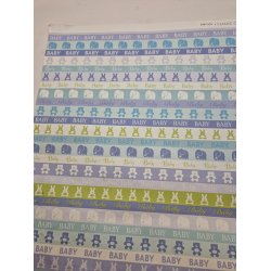 DIY papir/ tapet med print p begge sider (nyt/med)v