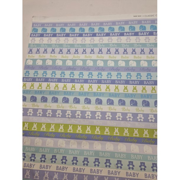 DIY papir/ tapet med print p begge sider (nyt/med)v