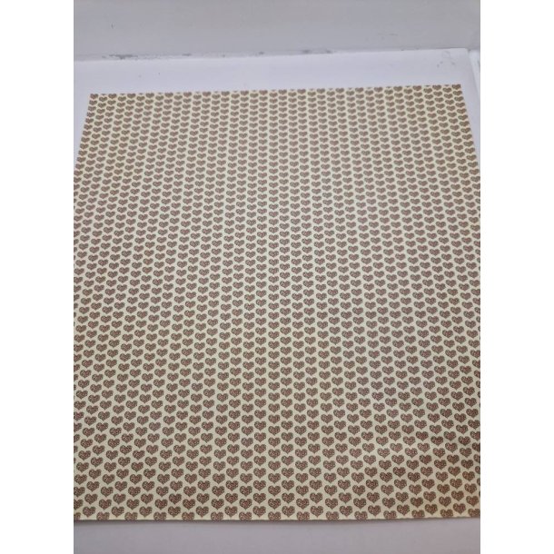 DIY papir/ tapet med print p begge sider (nyt)