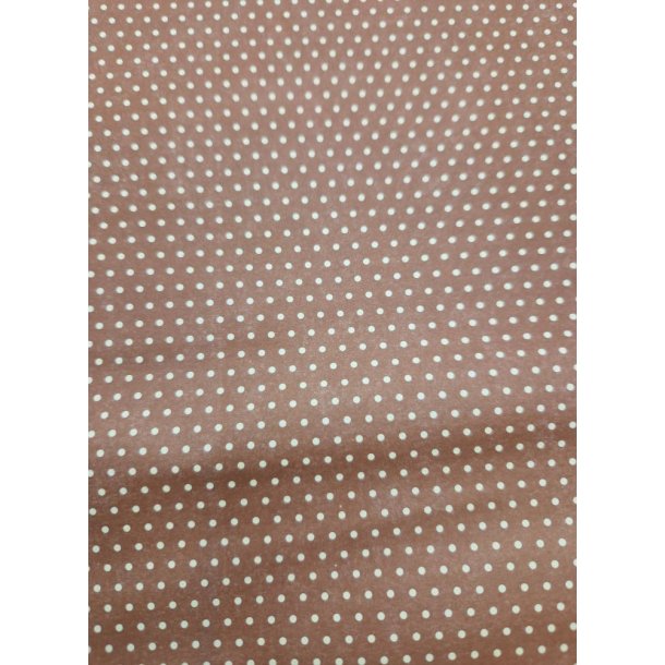 DIY papir/tapet med print p begge sider (nyt) (farve rd/brun) 30 x 30 cm