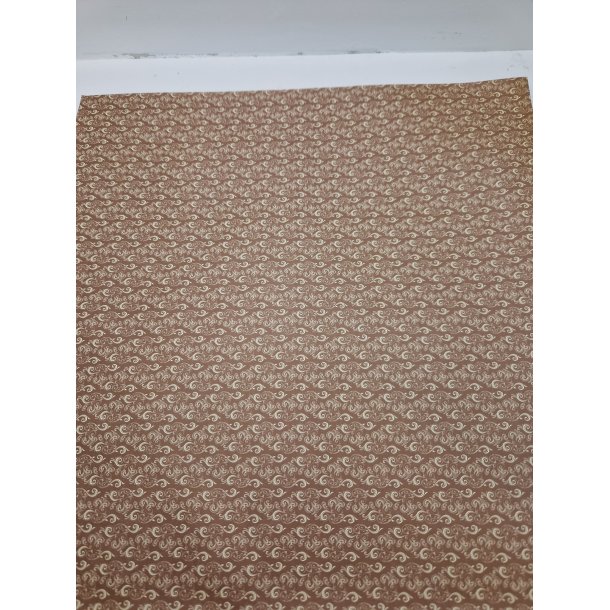 DIY papir/ tapet med print p begge sider (nyt) 30 x 30 cm