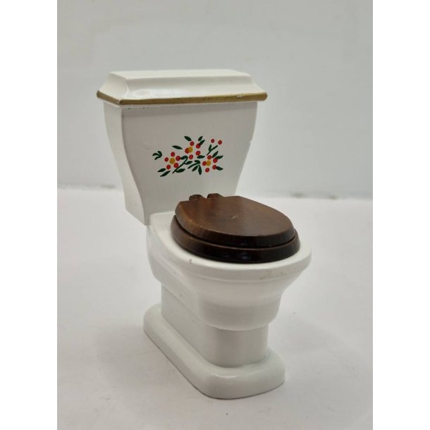 Toilet i tr (brugt/som nyt)