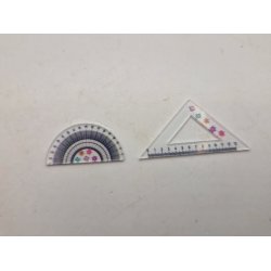 2 linealer i plastik (nye)