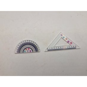 2 linealer i plastik (nye)