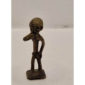 Afrikansk figur i metal (vintage)
