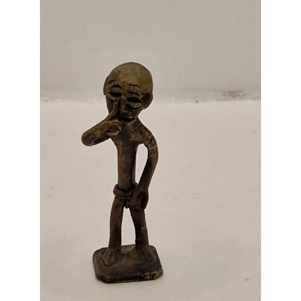 Afrikansk figur i metal (vintage)