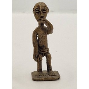 Afrikansk figur i metal (vintage)