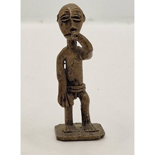 Afrikansk figur i metal (vintage)