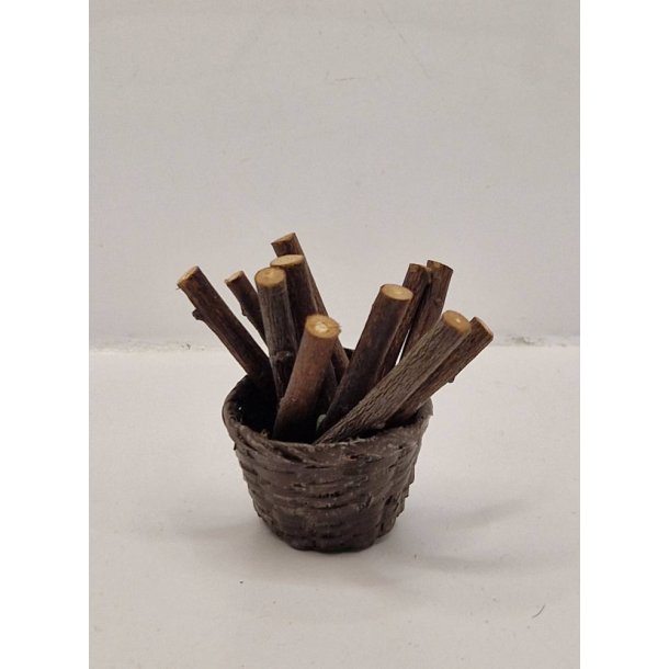 Brnde kurv med brnde (ny)