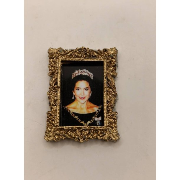 Billede af dronning Mary (hndlavet)