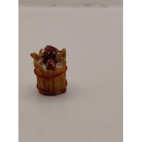 Kurv med svampe i resin (brugt)