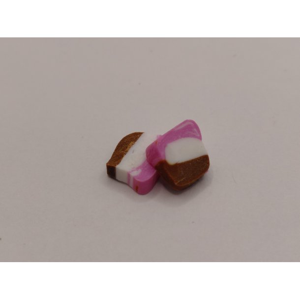 2 skiver regnbue is (hndlavet)