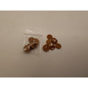 6 brunkager i pose  (hndlavet)