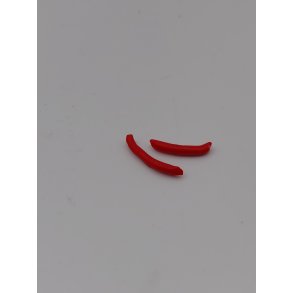 2 rde plser (hndlavet)