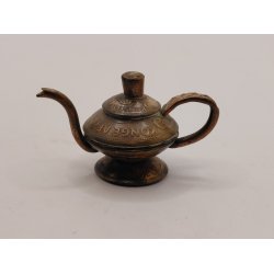 Kedel/Aladdins lampe af gamle mnter (vintage)