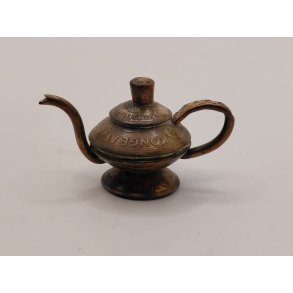 Kedel/Aladdins lampe af gamle mnter (vintage)