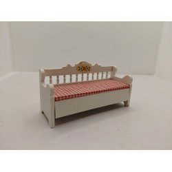 B�nk i tr�. Lundby (retro/lidt defekt)