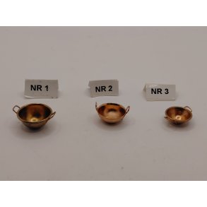 1 stk Kobber wok/gryde (brugt)