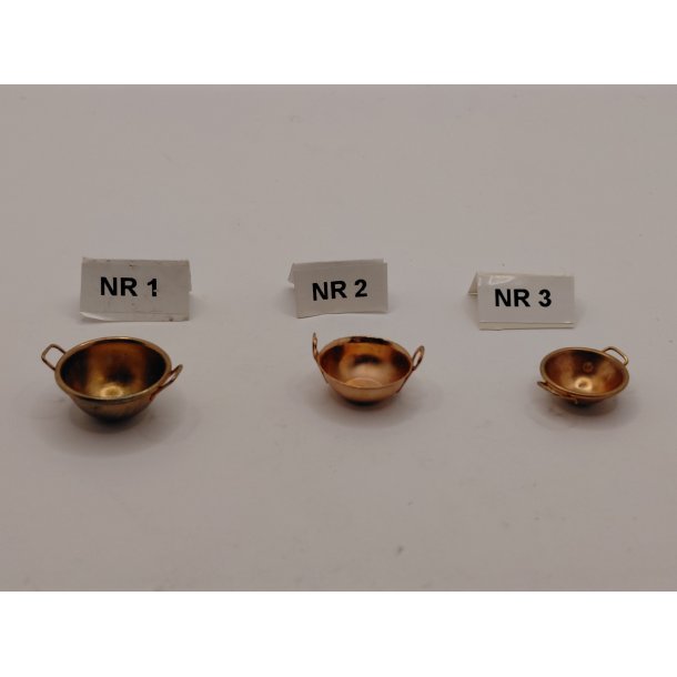 1 stk Kobber wok/gryde (brugt)