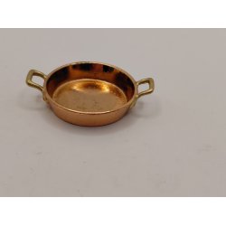 Kobber pande/wok (brugt)