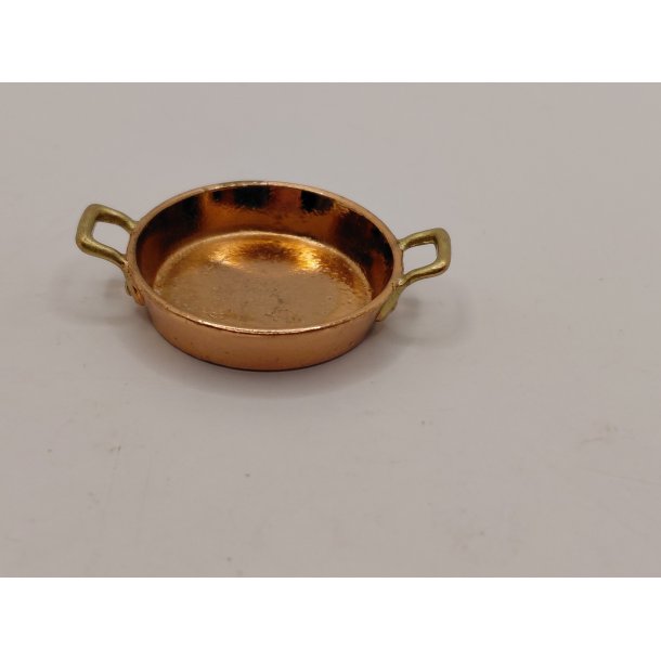 Kobber pande/wok (brugt)