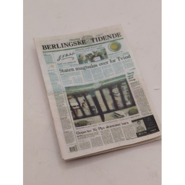 Berlingske tidende avis (brugt)