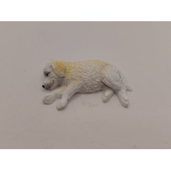 Sovende Golden retriever hvalp i resin (ny)