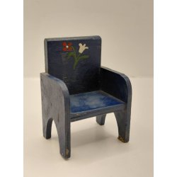 Stol i tr� (antik/h�ndlavet) BEM�RK M�L