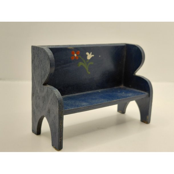 K�kken b�nk i tr� (antik/h�ndlavet)