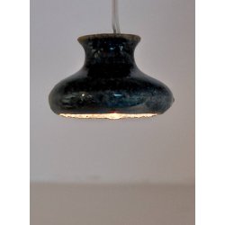 Loft lampe i keramik til 12 volt  (h�ndlavet)