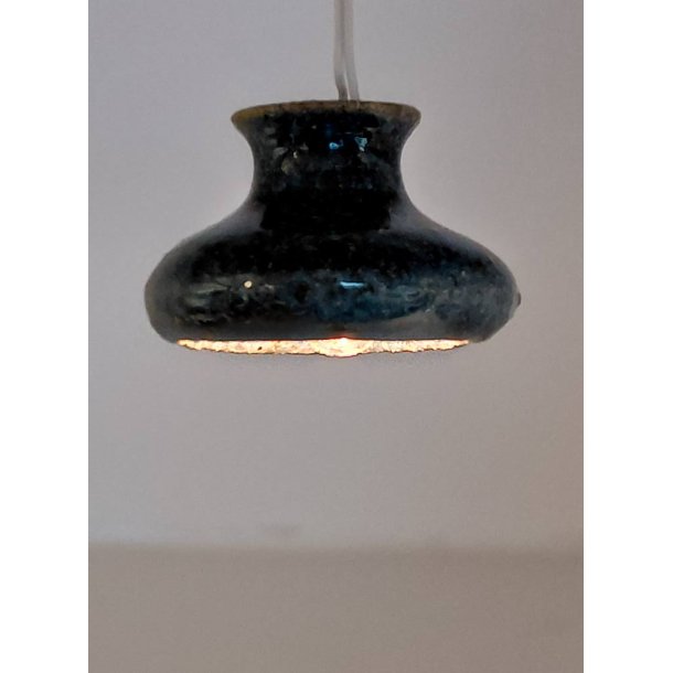 Loft lampe i keramik til 12 volt  (h�ndlavet)