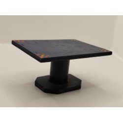 Spisebord i tr� (antik h�ndmalet)