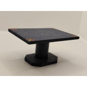 Spisebord i tr� (antik h�ndmalet)