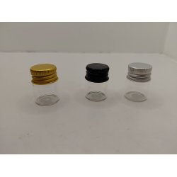 1 stk Stor krukke i glas med metal l�g (ny)